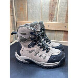 Cabelas Womens Dry-Plus Hiking Boots Size 7 D Khaki Black Outdoor Waterproof